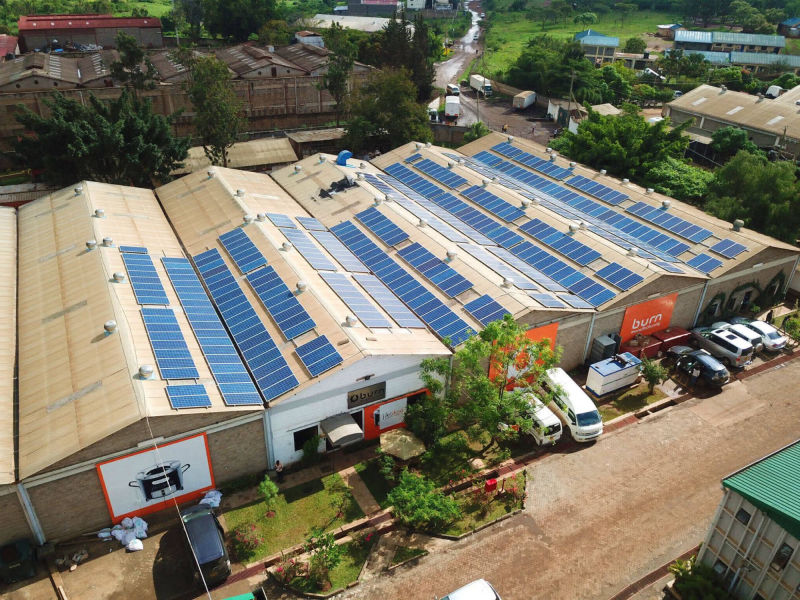 120 kW captive grid-tied plant at a factory | Kenya